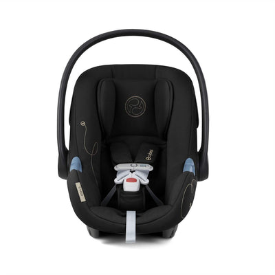 Bebê Conforto Cybex Aton G Swivel Com SensorSafe Moon Black - Arnês Ajustável com 11 Posições, Sem Necessidade de Recolocação